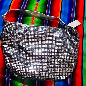 Cute Sparkling Discoball Slouch Purse